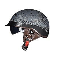 PT Helmets タンカラー Harley-Davidson® Men's Fire Breather Ultra-Light J02 Half